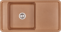 Комплект Мойка AQUATON Беллис 97 терракотовая + Измельчитель Status Premium 350