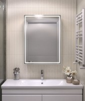 Зеркало-шкаф Vigo Geometry Сlassic 60 с подсветкой, белый