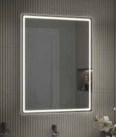 Зеркало-шкаф Vigo Geometry Сlassic 60 с подсветкой, белый