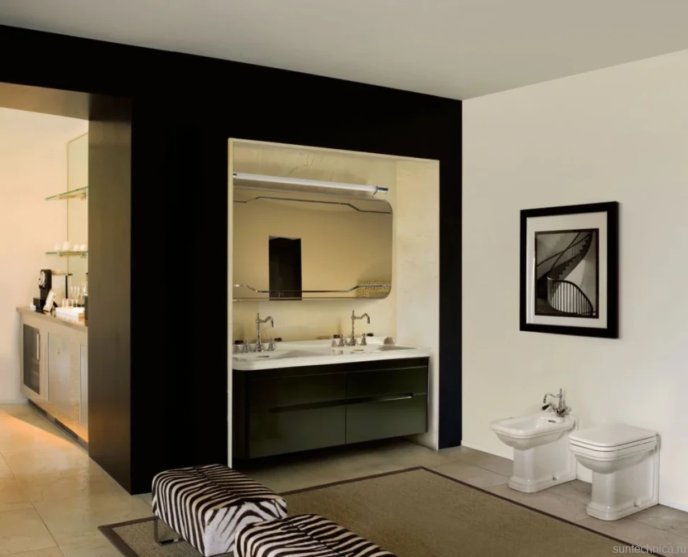 Раковина Kerasan Waldorf 4143 с 3 отверстиями