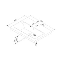 Тумба с раковиной AM.PM Gem S 60 напольная Тумба с раковиной AM.PM Gem S 60 напольная