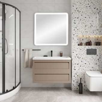 Мебель для ванной Art&Max Platino 90, подвесная, капучино