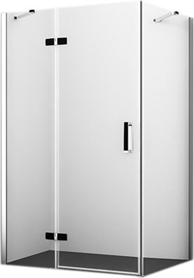 Душевой уголок Wasserkraft Aller 10H10LB black matt, 120x100 см