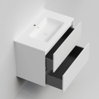 Тумба под раковину La Fenice TERRA Twin Bianco белая матовая 80 см