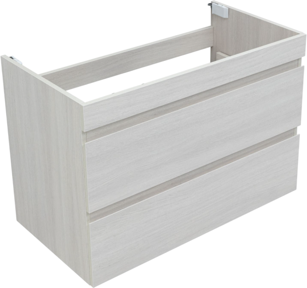 Тумба под раковину без столешницы Aquanet Нота new 90 подвесная, дуб холден