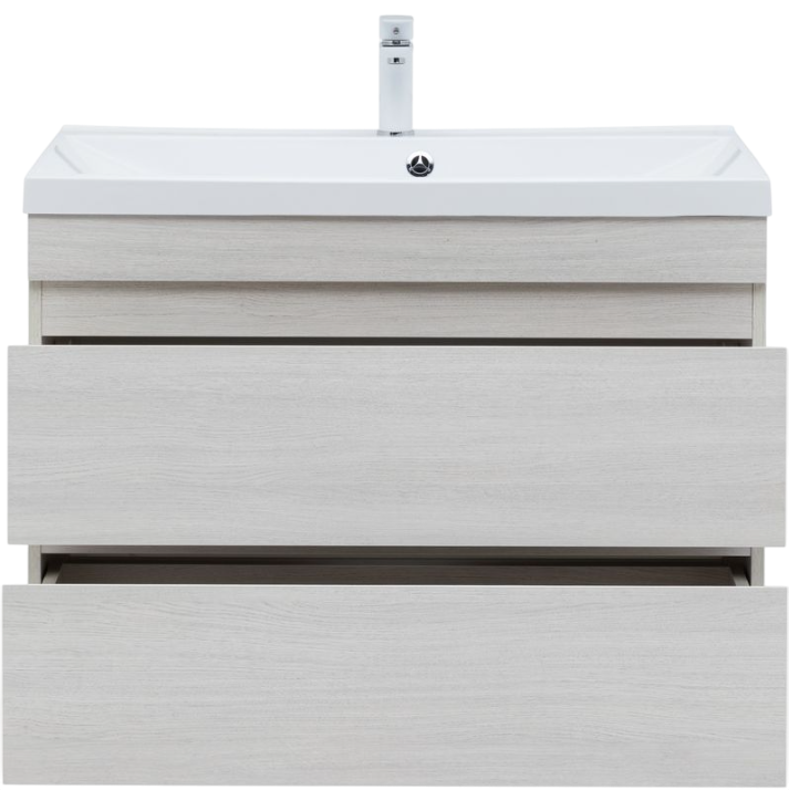 Тумба под раковину без столешницы Aquanet Нота new 90 подвесная, дуб холден