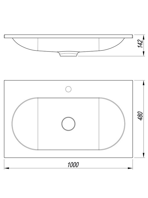 Тумба с раковиной Vincea Welle 100 m.white soft-touch, раковина VCB-4H100A антрацит