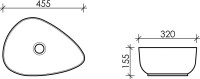 Накладная раковина Ceramicanova Element CN5026