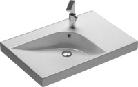 Раковина Hatria Grandangolo SX Y0XK01 75, без готовых отверстий под смеситель