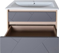 Мебель для ванной комнаты ASB-Mebel Диана 75 серый глянец