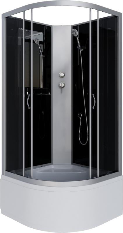 Душевая кабина Niagara Classic NG-2509-14BK 100х100 см, без крыши