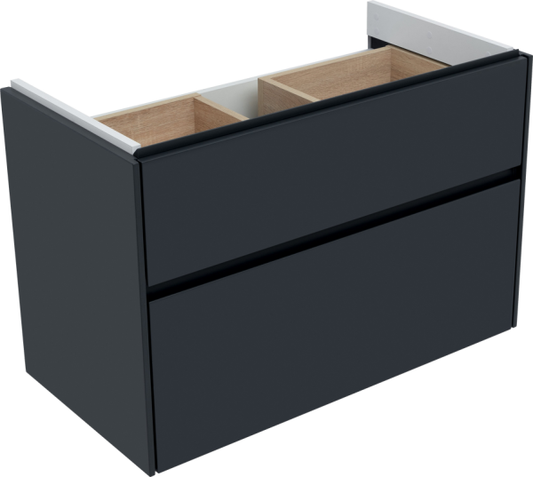Тумба под раковину Aquanet Бруклин 85 антрацит