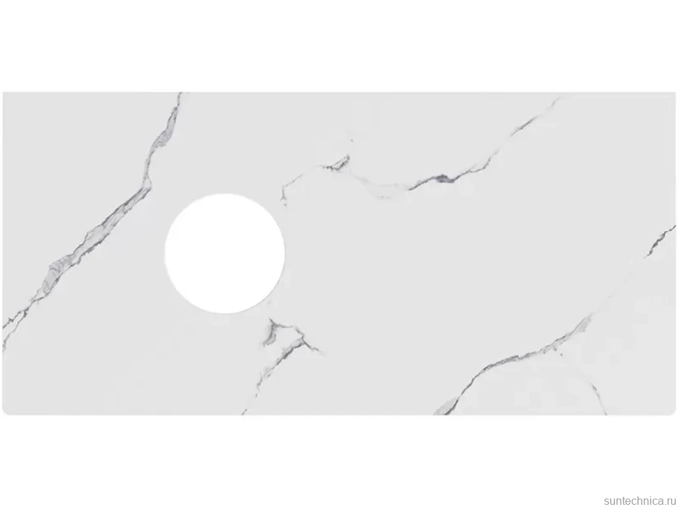 Мебель для ванной комнаты KERAMA MARAZZI Iconico 100 подвесная, 1 ящик, черная, столешница CO5, с раковиной Sabbia 50, белой глянцевой