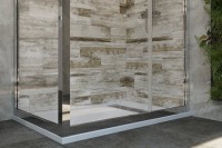 Поддон для душа Aquanet Delight 120x80 белый камень, с сифоном