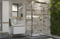 Поддон для душа Aquanet Delight 120x80 белый камень, с сифоном
