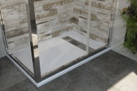 Поддон для душа Aquanet Delight 120x80 белый камень, с сифоном