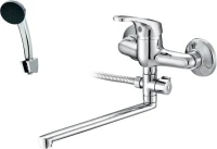 Смеситель для ванны с душем D-lin 410 D140410 хром Смеситель для ванны с душем D-lin 410 D140410 хром
