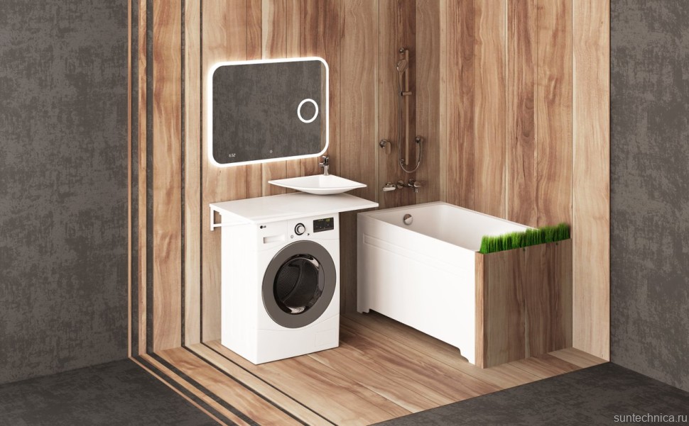 Зеркало CONTINENT ЗЛП256 100x70 с увеличением