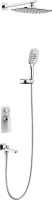 Душевой комплект Timo Helmi SX-4099/00-16SM С ВНУТРЕННЕЙ ЧАСТЬЮ, хром-белый