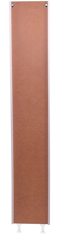Шкаф пенал для ванной Style Line Бергамо Люкс Plus 30 с бельевой корзиной, антискрейтч белый