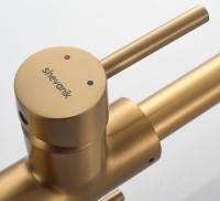 Смеситель для кухни Shevanik S328G золотой сатин