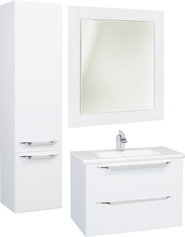 Тумба с раковиной Bellezza Луиджи 80 белая