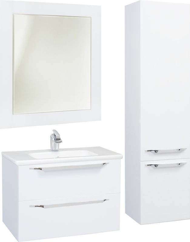 Тумба с раковиной Bellezza Луиджи 80 белая