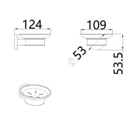 Аксессуары для ванной AQUAme набор AQM7221MB Аксессуары для ванной AQUAme набор AQM7221MB