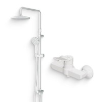 Душевой комплект Смеситель для душа AM.PM X-Joy + Стойка Gem