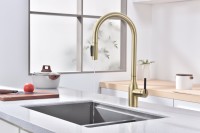Смеситель для кухни Paulmark Universal Un213880-SBG светлое брашированное золото
