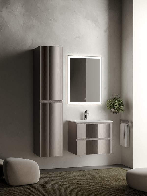 Тумба с раковиной Sancos Snob R 60 см, doha soft