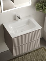 Тумба с раковиной Sancos Snob R 60 см, doha soft