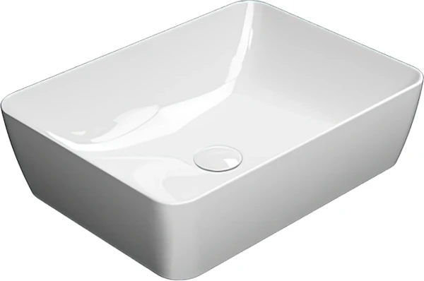 Накладная раковина GSI Nubes 9037PVC11 50x38, белая