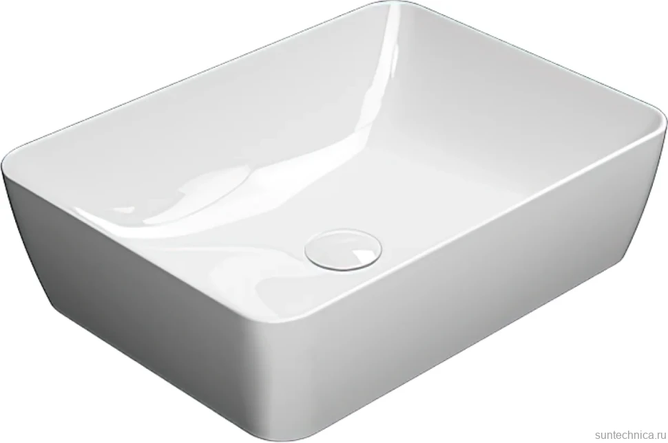 Накладная раковина GSI Nubes 9037PVC11 50x38, белая
