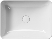 Накладная раковина GSI Nubes 9037PVC11 50x38, белая