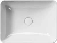 Накладная раковина GSI Nubes 9037PVC11 50x38, белая Накладная раковина GSI Nubes 9037PVC11 50x38, белая