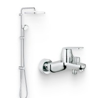 Душевой комплект Смеситель Grohe Eurosmart Cosmopolitan 32831000 + Стойка Tempesta Cosmopolitan System 250 26694000