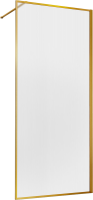 Душевая перегородка Vincea Walk-in HP Art VSW-1HP900FLBG 90 см, профиль брашированное золото, стекло рифленое