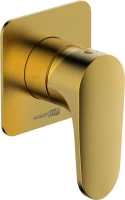 Встраиваемый смеситель для душа и ванны Wasserkraft Havel A3651.282.284.285.194.286 С ВНУТРЕННЕЙ ЧАСТЬЮ, золото
