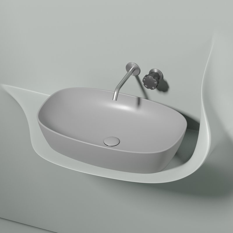 Накладная раковина Ceramicanova Element CN6049MSG серая матовая