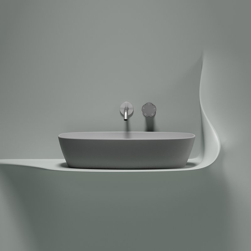 Накладная раковина Ceramicanova Element CN6049MSG серая матовая