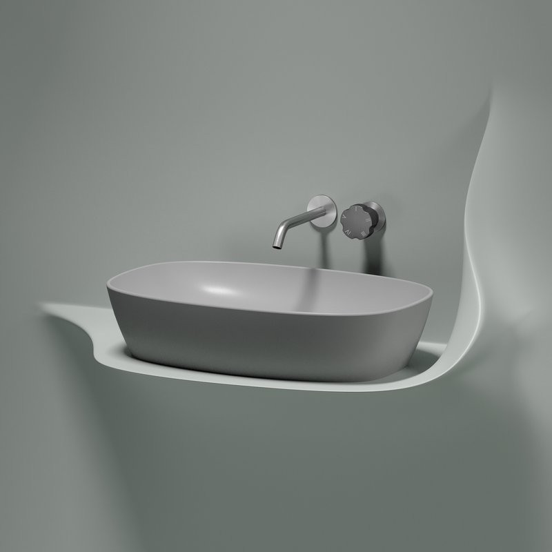 Накладная раковина Ceramicanova Element CN6049MSG серая матовая