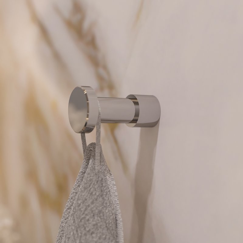 Крючок DEKOR BANYO Alina A40 408 10 глянцевый хром, на шурупах