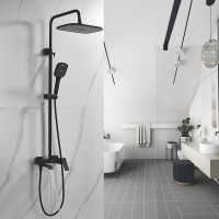 Душевая стойка Shevanik S4036H черная