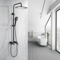 Душевая стойка Shevanik S4036H черная