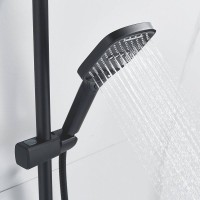Душевая стойка Shevanik S4036H черная