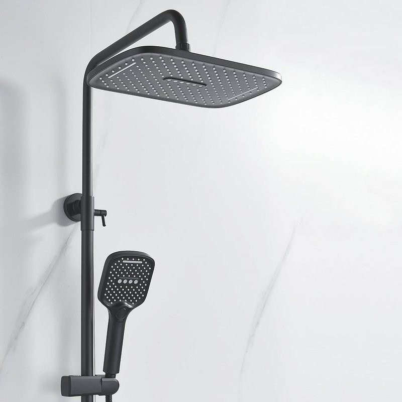 Душевая стойка Shevanik S4036H черная