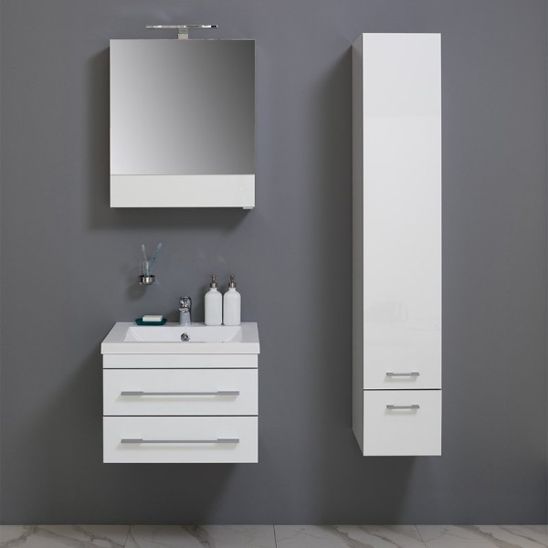 Мебель для ванной комнаты Aquanet Верона 58 подвесная белая