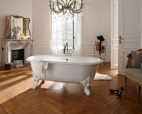 Чугунная ванна Jacob Delafon Cleo Cleo E2901N-00 175x80 см, отдельностоящая, белая, овальная, 175x80 белая