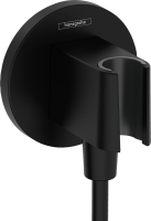 Шланговое подключение Hansgrohe FixFit Porter S 26888670 матовый черный